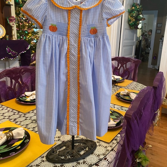 Bella Mia Kids Smocked Toddler Girls Dress size 4T - Picture 2 of 16